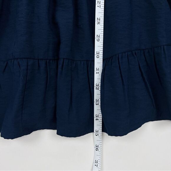 NWT Madewell Sophia open back mini dress deep indigo blue - Picture 16 of 16